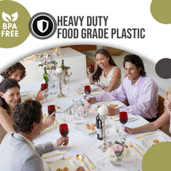 360 Pack Trendable Gloss Cutlery Combo Gold 120/120/120