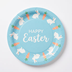 Hoppy Easter 6.75" Round Paper Plates