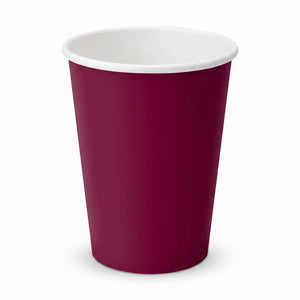 Berry Solid Color 9oz Paper Cups
