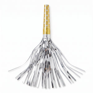 Silver & Gold Fringed Party Blowouts
