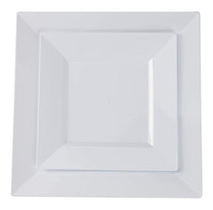 10.75 In. White Square Plates | 10 Count