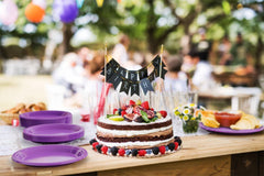 10 In. Purple Plastic Plates | Case of 600