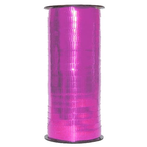 100 yd. Cerise Metallic Ribbon