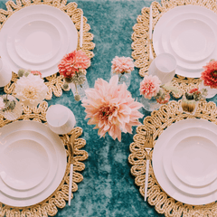 8 In. Trend White Plastic Plates | 10 Count