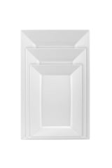 11.5 In. Clear Rectangular Plastic Plates | 120 Count