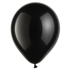 Elegant Black Latex Balloons - 15 Pack