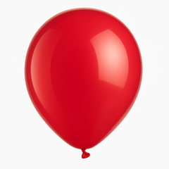 Vibrant Red Latex Balloons - Pack of 15
