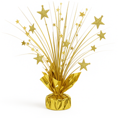 12" Gold Metallic Foil Starburst Centerpiece