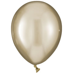 Luxaire Premium Satin Gold Latex Balloons - 5" | 50 Count