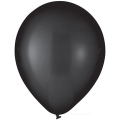 Luxaire Premium Black Latex Balloons - 12" | 25 Count