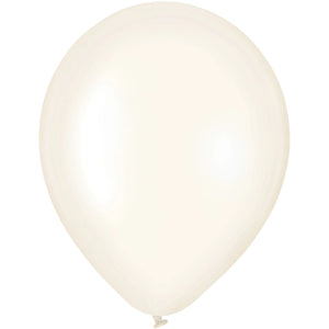 Luxaire Premium White Latex Balloons - 12" | 25 Count