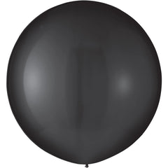 Luxaire Premium Black Latex Balloons - 24" | 4 Count