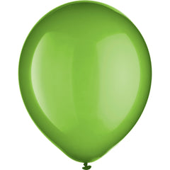Vibrant Kiwi Green 12" Latex Balloons - Pack of 15