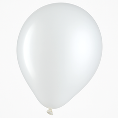Classic White Latex Balloons, 9-Inch, 20-Pack