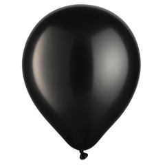 Elegant Black Pearl Latex Balloons - 12" Bulk Pack