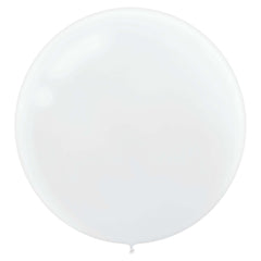 Classic White 24" Latex Balloons, 4-Pack