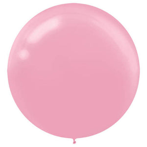 New Pink 24" Latex Balloons - 4 Pack