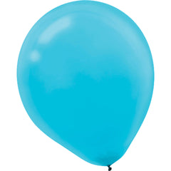 Caribbean Blue Mini Latex Balloons - 5 In. | 50 Pack