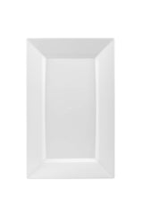 12.75 In. Ivory Rectangular Plates | 10 Count