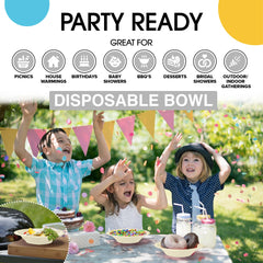 12 Oz. Ivory Plastic Bowls | 100 Count