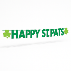 St. Patrick's Day "Happy St. Pat's" Letter Banner