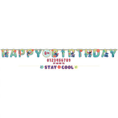 Disney Lilo & Stitch Happy Birthday Banner