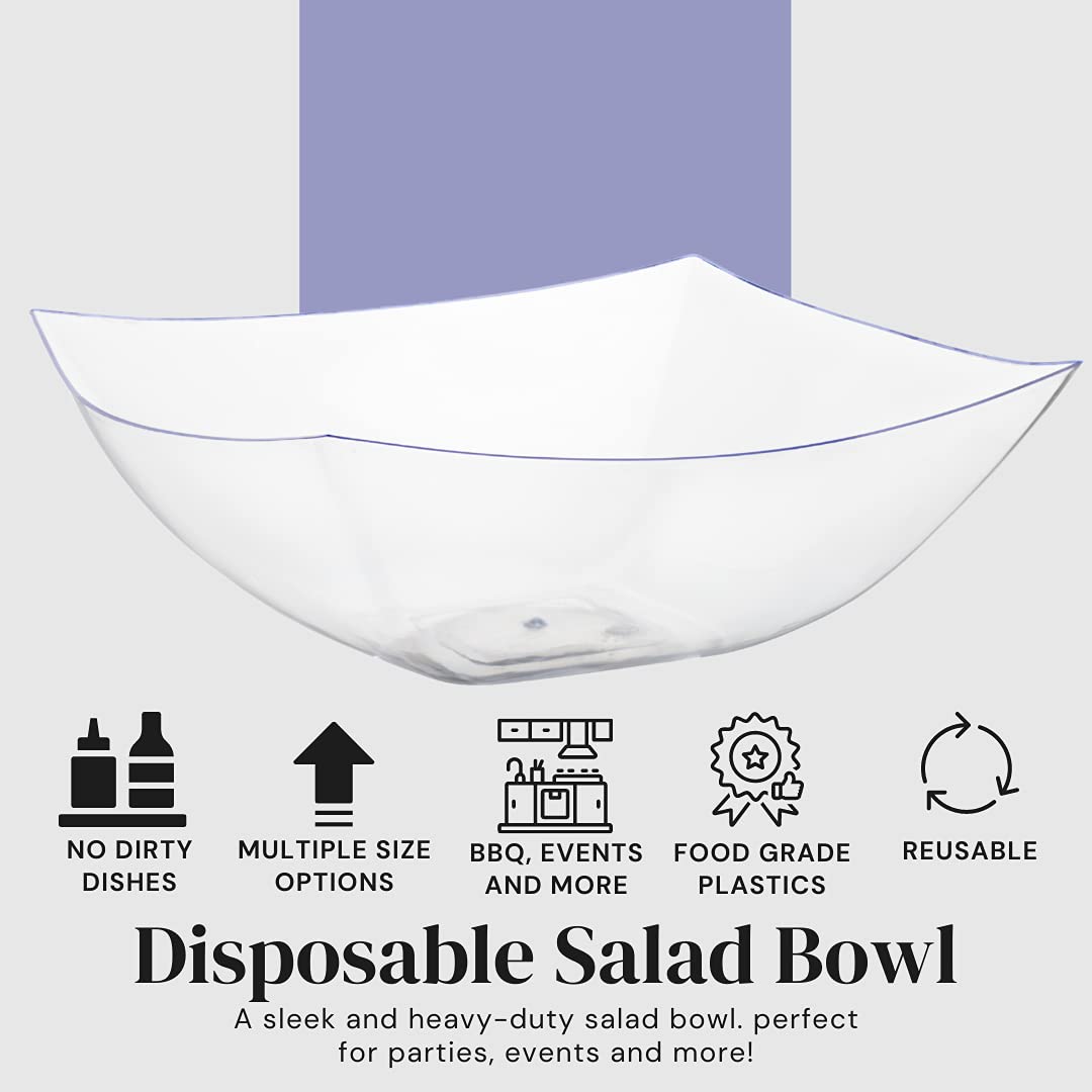 128 Oz. Convex Bowl | Clear
