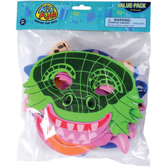 Dino Foam Masks - 12 Count