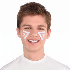 White Face Paint Makeup for Team Spirit