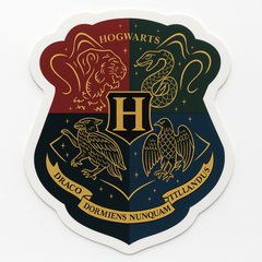 Harry Potter Hogwarts Crest Sticker Sheet - Halloween Edition