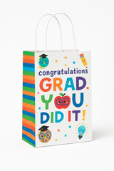 Congrats Grad Fun Kraft Gift Bag