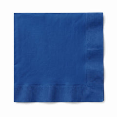 Go Brightly Royal Blue Beverage Napkins - 32 Count - 5 In. X 5 In.