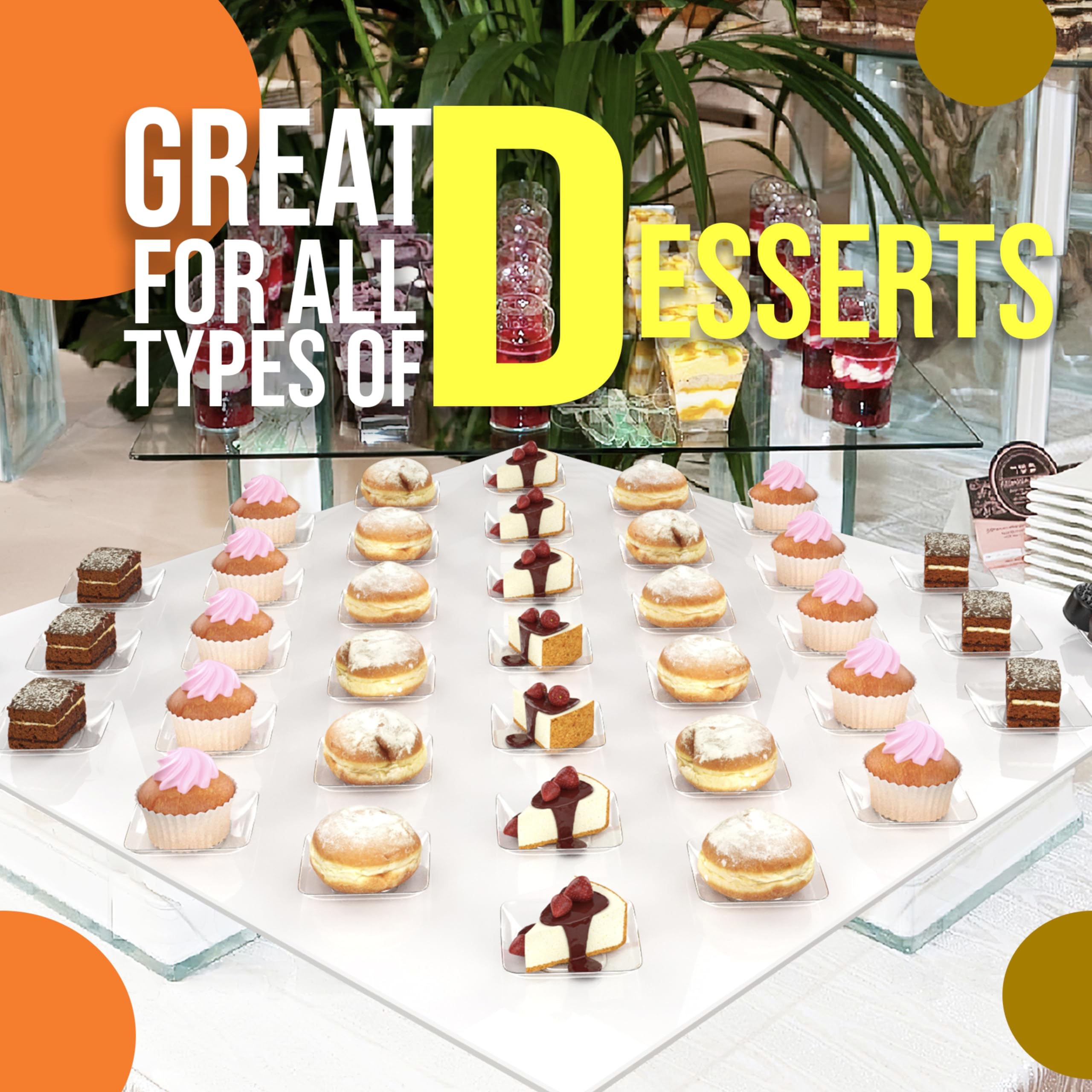 2.44 In. Clear Sauce Dishes | 20 Count