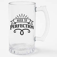 Better with Age "Aged to Perfection" Birthday Tankard Mug