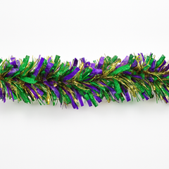 9ft Mardi Gras Tinsel Garland