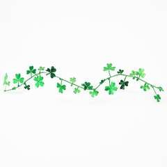 Shamrock Wire Garland - 12' St. Patrick’s Day Decoration