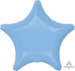 Pastel Blue Star Foil Balloon | 18"