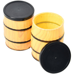 Mini Western Barrel Containers - 12 Count
