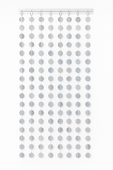 Disco Foil Doorway Curtain with Hanging Disco Balls