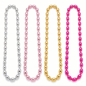 Team Bride Bachelorette Bead Necklaces - 24 Pack