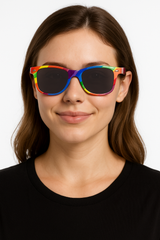 Rainbow UV400 Square Sunglasses