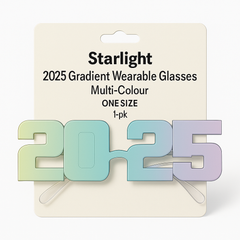 Starlight 2025 Gradient Glasses for New Year's Eve
