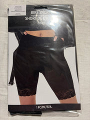 Halloween Lace-Trimmed Bike Shorts - Adult S/M