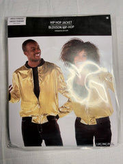 Adult Gold Hip Hop Track Jacket Costume Accessory - Adult One Size