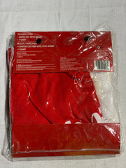 Festive Santa Hat, Beard & T-Shirt Set - Adult One Size (Up to XL)