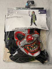 Electrifying Clown Costume with EL Wire for Kids - Child L (12-14)