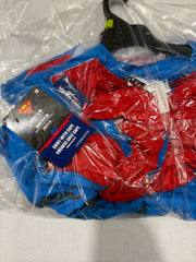 Superman Costume T-Shirt with Cape - Adult S/M (Up to Size 42)