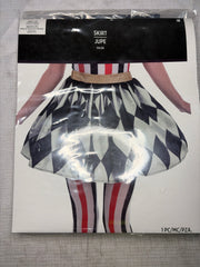 Women's Vintage Circus Skirt - Halloween Costume Accessory - Adult L/XL (Up to Size 16)