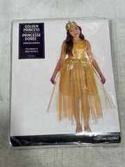 Enchanted Golden Princess Costume for Girls - Child M (8-10)