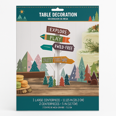 Wilderness Adventure Birthday Table Decoration Kit